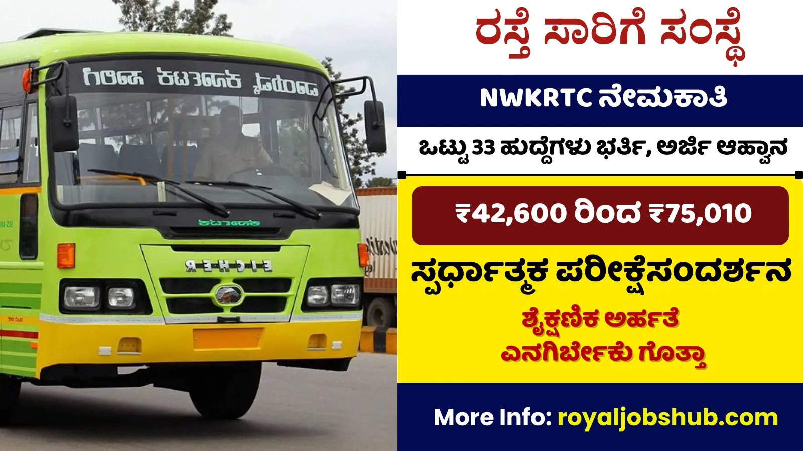 NWKRTC recruitment 2025