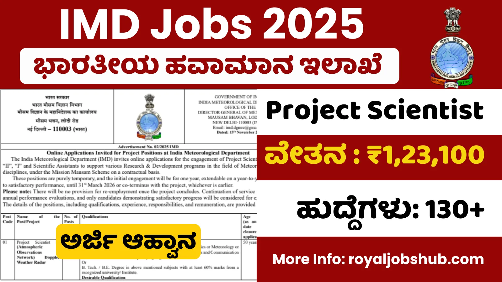 IMD Recruitment 2025
