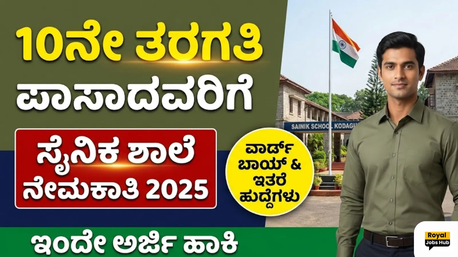 Sainik School Kodagu Recruitment