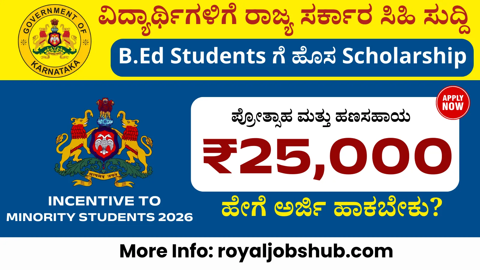 Karnataka Scholarships 2025